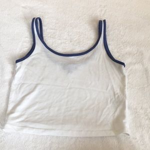 TOPSHOP cropped tank top